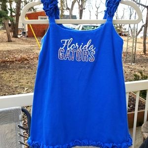 Florida Gators Ruffled Toddler Dress